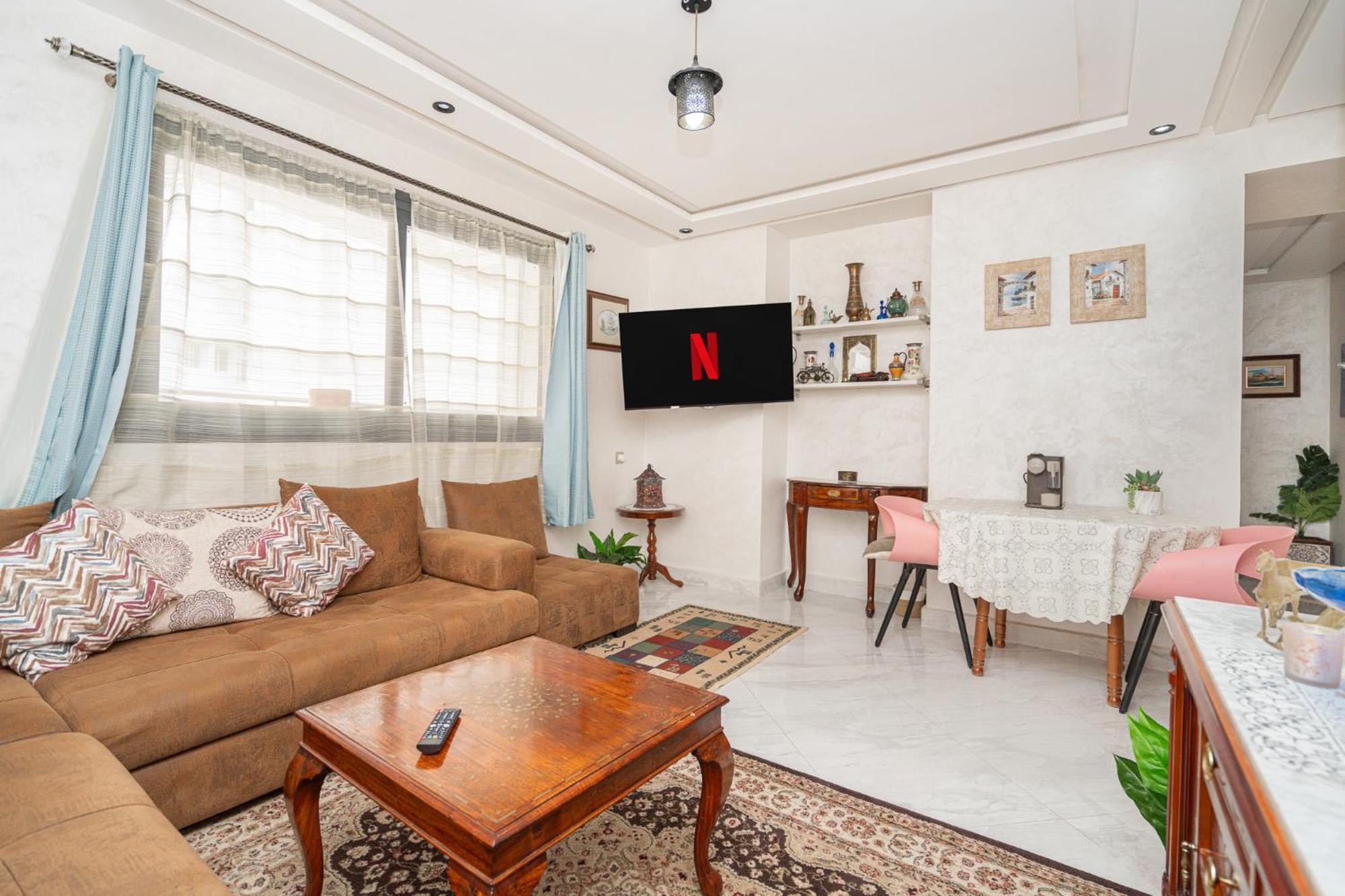 Deluxe Appartement Au Centre Avec Un Grand Balcon Танжер Экстерьер фото