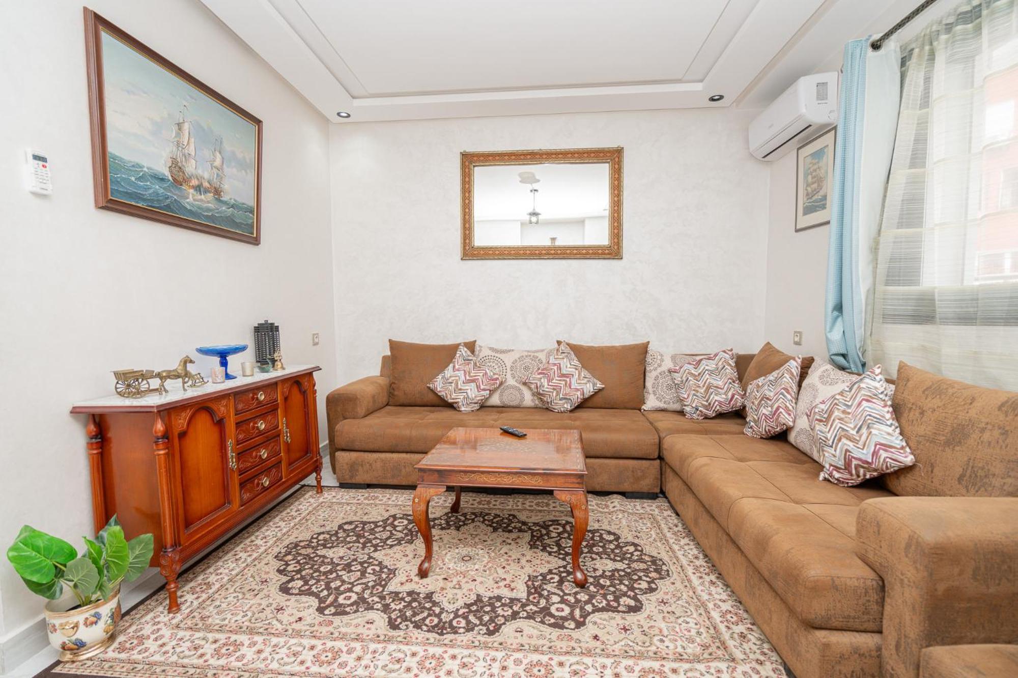 Deluxe Appartement Au Centre Avec Un Grand Balcon Танжер Экстерьер фото